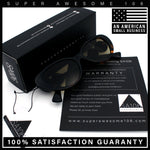 Womens Star Emblem Bling Luxury Diva Cat Eye Plastic Sunglasses