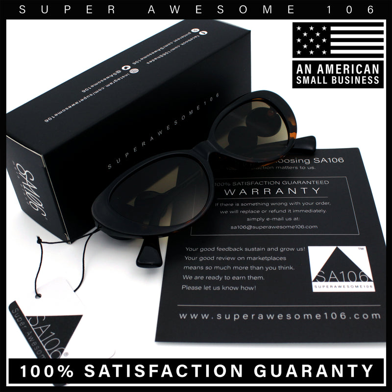 Womens Star Emblem Bling Luxury Diva Cat Eye Plastic Sunglasses