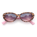 Womens Star Emblem Bling Luxury Diva Cat Eye Plastic Sunglasses