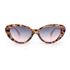 Womens Star Emblem Bling Luxury Diva Cat Eye Plastic Sunglasses