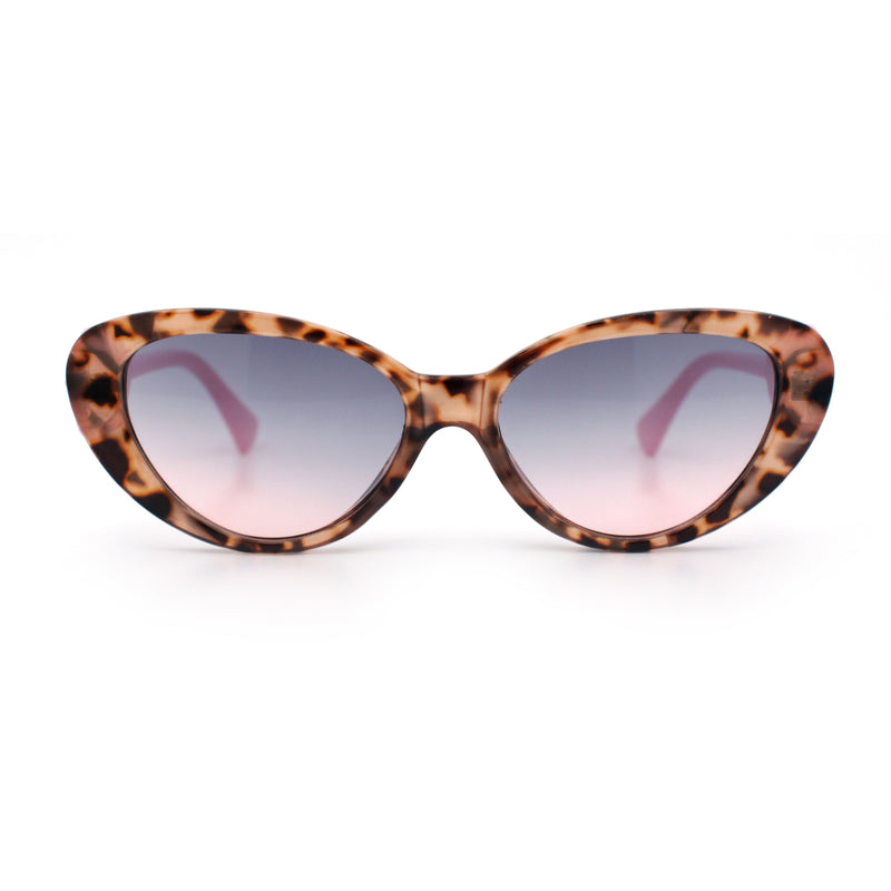 Womens Star Emblem Bling Luxury Diva Cat Eye Plastic Sunglasses