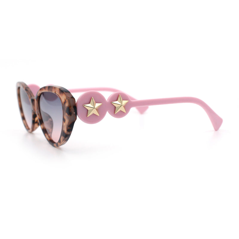 Womens Star Emblem Bling Luxury Diva Cat Eye Plastic Sunglasses