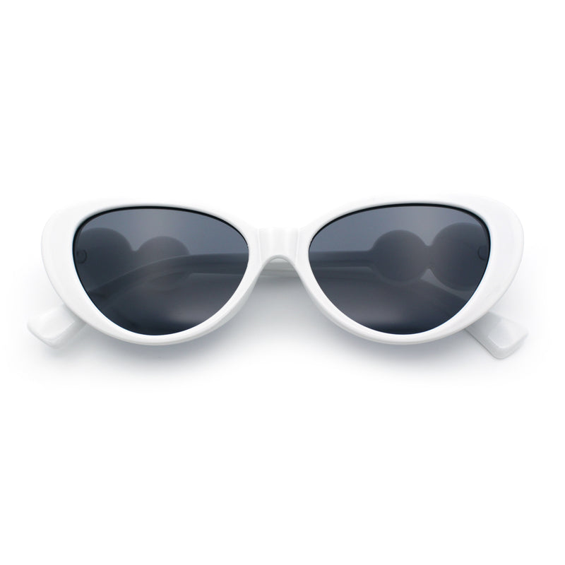Womens Star Emblem Bling Luxury Diva Cat Eye Plastic Sunglasses