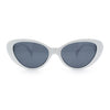 Womens Star Emblem Bling Luxury Diva Cat Eye Plastic Sunglasses