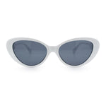 Womens Star Emblem Bling Luxury Diva Cat Eye Plastic Sunglasses