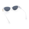 Womens Star Emblem Bling Luxury Diva Cat Eye Plastic Sunglasses