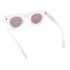 Womens Art Nouveau Deco Thick Plastic Horn Rectangle Sunglasses