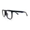 Nerdy Thin Keyhole Horn Rim Plastic Hipster Blue Light Filter Computer Glasses