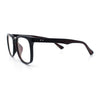 Nerdy Thin Keyhole Horn Rim Plastic Hipster Blue Light Filter Computer Glasses