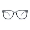 Nerdy Thin Keyhole Horn Rim Plastic Hipster Blue Light Filter Computer Glasses