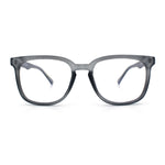 Nerdy Thin Keyhole Horn Rim Plastic Hipster Blue Light Filter Computer Glasses