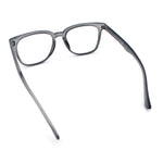 Nerdy Thin Keyhole Horn Rim Plastic Hipster Blue Light Filter Computer Glasses