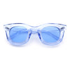 Cute Retro Super Thick Bevel Horn Rim Round Nerdy Hipster Sunglasses