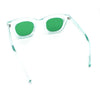 Cute Retro Super Thick Bevel Horn Rim Round Nerdy Hipster Sunglasses