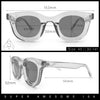 Cute Retro Super Thick Bevel Horn Rim Round Nerdy Hipster Sunglasses