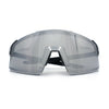 Mens Color Mirror Oversized Shield Sport MTB Style Plastic Sunglasses