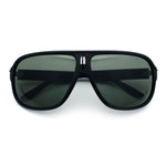 Mens Large Tempered Glass Lens Racer Plastic Manly Sunglasses