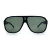 Mens Large Tempered Glass Lens Racer Plastic Manly Sunglasses