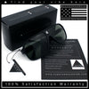 Mens Large Tempered Glass Lens Racer Plastic Manly Sunglasses