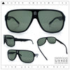 Mens Large Tempered Glass Lens Racer Plastic Manly Sunglasses