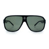 Mens Large Tempered Glass Lens Racer Plastic Manly Sunglasses