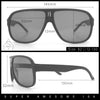 Mens Large Tempered Glass Lens Racer Plastic Manly Sunglasses