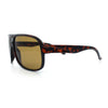 Mens Large Tempered Glass Lens Racer Plastic Manly Sunglasses