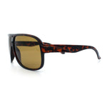 Mens Large Tempered Glass Lens Racer Plastic Manly Sunglasses
