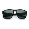 Mens Glass Lens Classic 90s Rectangle Sport Horrn Rim Sunglasses