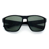 Mens Glass Lens Classic 90s Rectangle Sport Horrn Rim Sunglasses