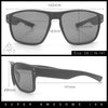 Mens Glass Lens Classic 90s Rectangle Sport Horrn Rim Sunglasses