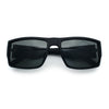 Mens Glass Lens Narrow Rectangle Plastic Refined Sport Sunglasses