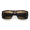 Mens Glass Lens Narrow Rectangle Plastic Refined Sport Sunglasses