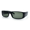 Mens Glass Lens Narrow Rectangle Mad Dog Street Gangster Sunglasses