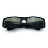 Mens Glass Lens Narrow Rectangle Mad Dog Street Gangster Sunglasses