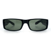 Mens Glass Lens Narrow Rectangle Mad Dog Street Gangster Sunglasses