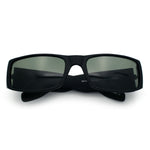 Mens Glass Lens Narrow Rectangle Mad Dog Street Gangster Sunglasses