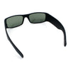 Mens Glass Lens Narrow Rectangle Mad Dog Street Gangster Sunglasses