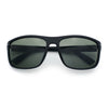 Mens Tempered Glass Lens Wrap Around Plastic Sport Sunglasses