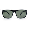 Mens Tempered Glass Lens Wrap Around Plastic Sport Sunglasses