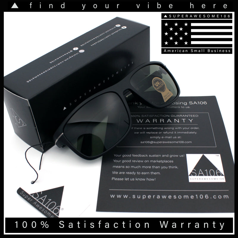 Mens Tempered Glass Lens Wrap Around Plastic Sport Sunglasses
