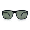 Mens Tempered Glass Lens Wrap Around Plastic Sport Sunglasses