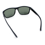 Mens Tempered Glass Lens Wrap Around Plastic Sport Sunglasses