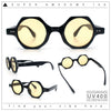 Hipster Round Circle Lens Octagon Plastic Hustler Sunglasses