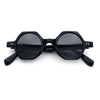 Hipster Round Circle Lens Octagon Plastic Hustler Sunglasses