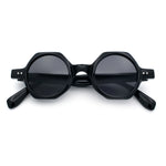 Hipster Round Circle Lens Octagon Plastic Hustler Sunglasses