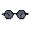 Hipster Round Circle Lens Octagon Plastic Hustler Sunglasses