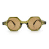 Hipster Round Circle Lens Octagon Plastic Hustler Sunglasses