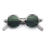 Hipster Round Circle Lens Octagon Plastic Hustler Sunglasses