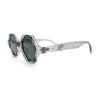 Hipster Round Circle Lens Octagon Plastic Hustler Sunglasses